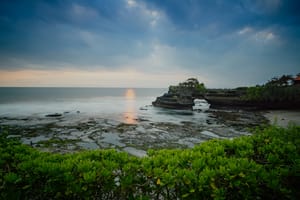 Sunset in Tanah Lot