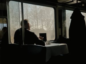 Coffee on the train